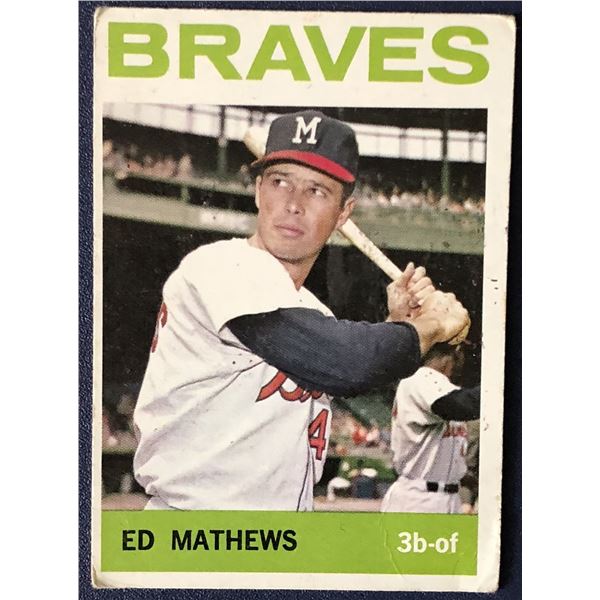 1964 TOPPS EDDIE MATHEWS (HOF)