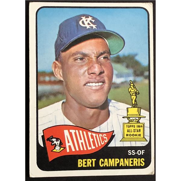 1965 TOPPS BERT CAMPANERIS ROOKIE CARD