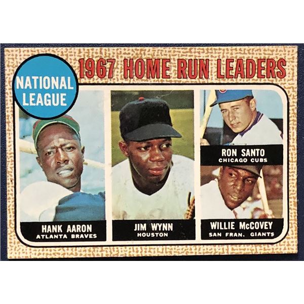 1968 O-PEE-CHEE HANK AARON (HOF) LL