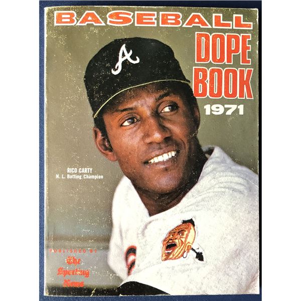 1971 SPORTING NEWS MLB DOPE BOOK