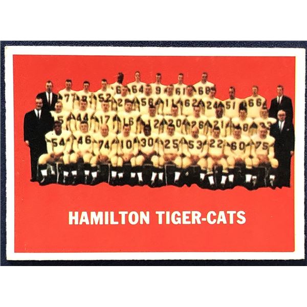 1964 TOPPS HAMILTON TIGER CATS