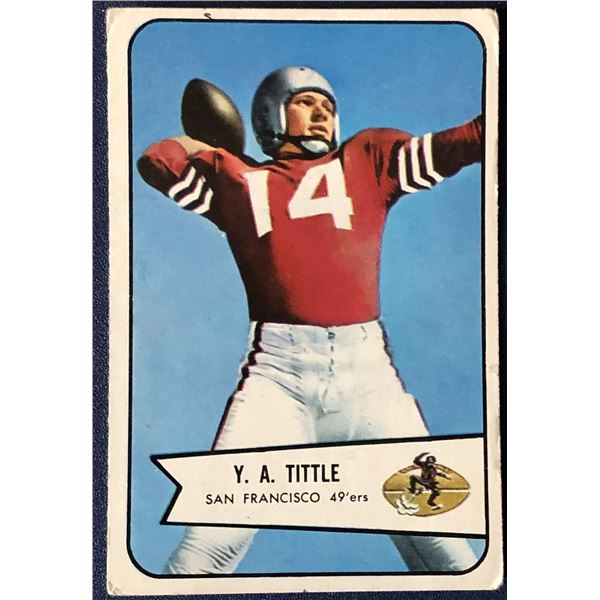 1954 BOWMAN Y.A. TITTLE (HOF)