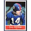 Image 1 : 1964 PHILADELPHIA CHEWING GUM Y.A. TITTLE (HOF)