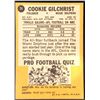 Image 2 : 1967 TOPPS COOKIE GILCHRIST (HOF)