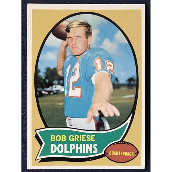 1970 TOPPS BOB GRIESE (HOF)