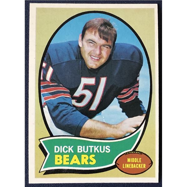 1970 TOPPS DICK BUTKUS (HOF)