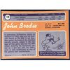 Image 2 : 1970 TOPPS JOHN BRODIE (HOF)
