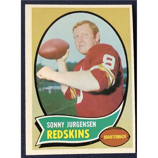 1970 TOPPS SONNY JURGENSEN (HOF)
