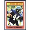 Image 1 : 1976 TOPPS CHUCK FOREMAN (HOF) RB