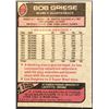 Image 2 : 1977 TOPPS BOB GRIESE (HOF)