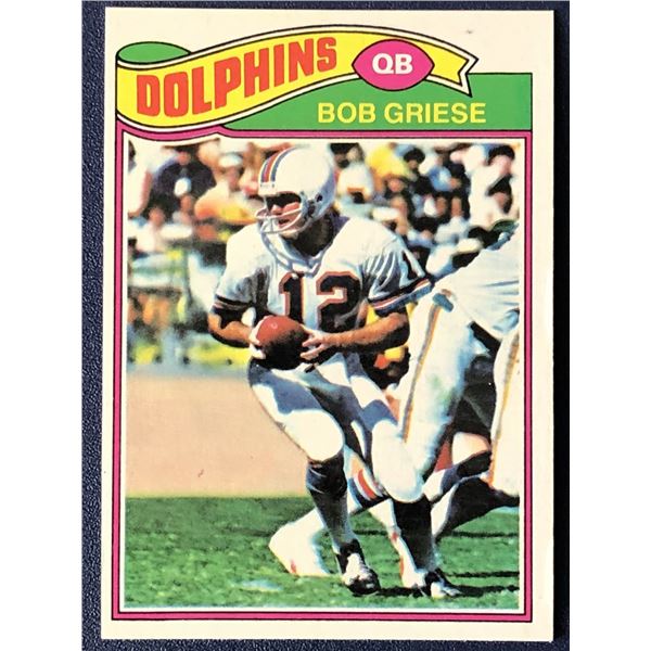 1977 TOPPS BOB GRIESE (HOF)