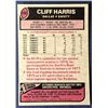 Image 2 : 1977 TOPPS CLIFF HARRIS (HOF)