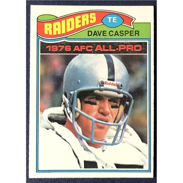 1977 TOPPS DAVE CASPER (HOF) ROOKIE CARD