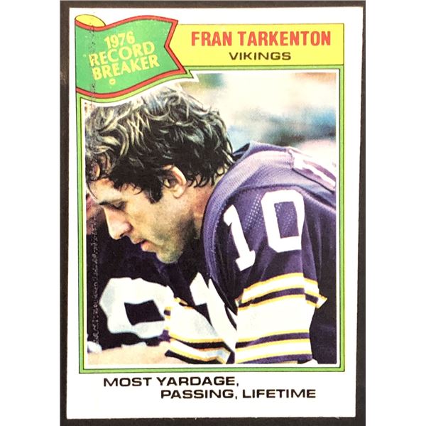 1977 TOPPS FRAN TARKENTON (HOF) SP
