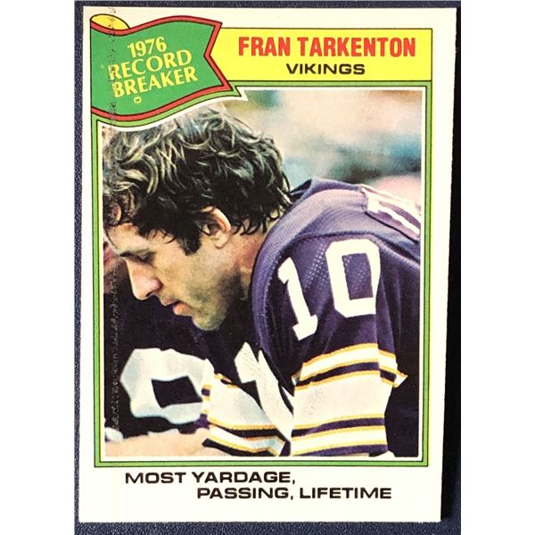 1977 TOPPS FRAN TARKENTON (HOF) SP