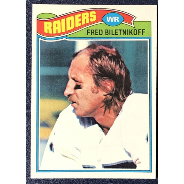 1977 TOPPS FRED BILETNIKOFF (HOF)