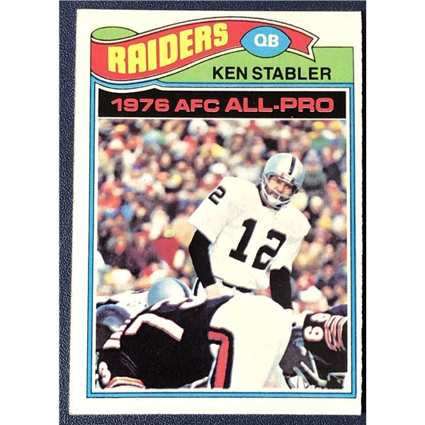 1977 TOPPS KEN STABLER (HOF)