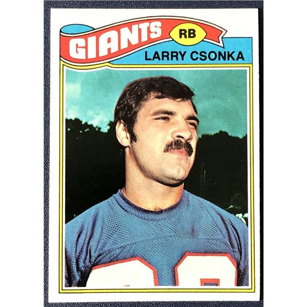 1977 TOPPS LARRY CSONKA (HOF)