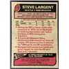 Image 2 : 1977 TOPPS STEVE LARGENT (HOF) ROOKIE CARD
