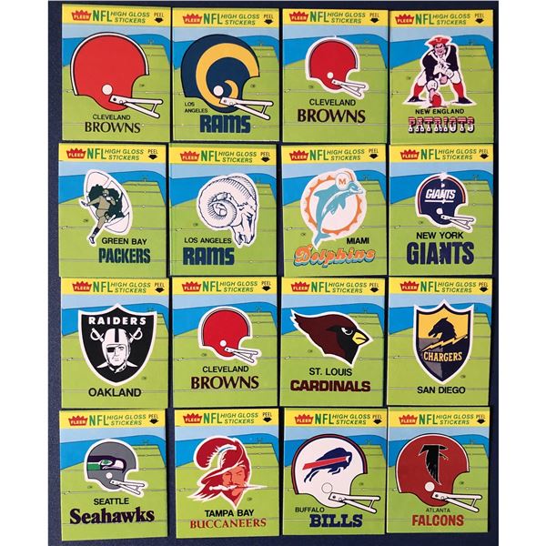 1981 FLEER NFL TEAM STICKERS (16)