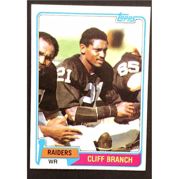 1981 TOPPS CLIFF BRANCH (HOF)