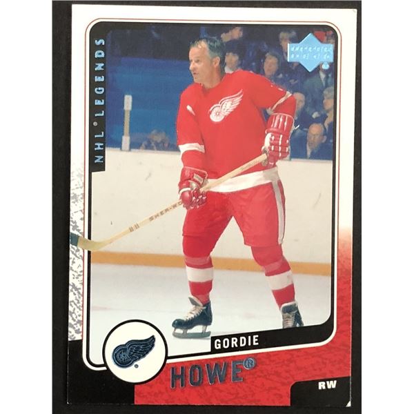 2000-01 UPPER DECK GORDIE HOWE (HOF)