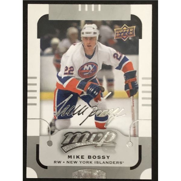 2015-16 UPPER DECK MIKE BOSSY (HOF) SILVER SCRIPT