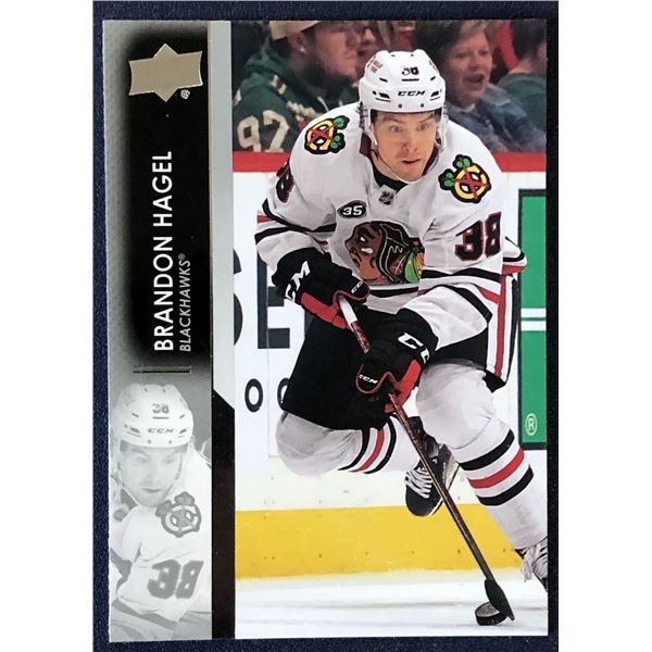 2021-22 UPPER DECK BRANDON HAGEL ROOKIE CARD