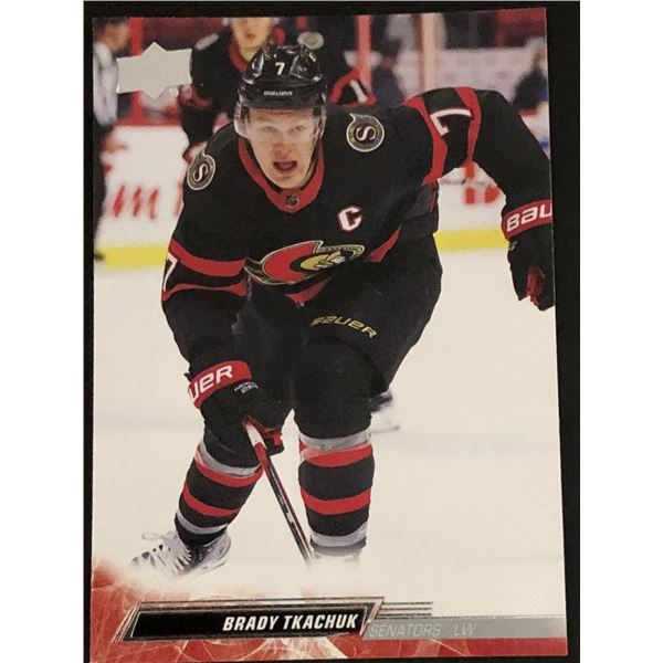 2022-23 UPPER DECK BRADY TKACHUK