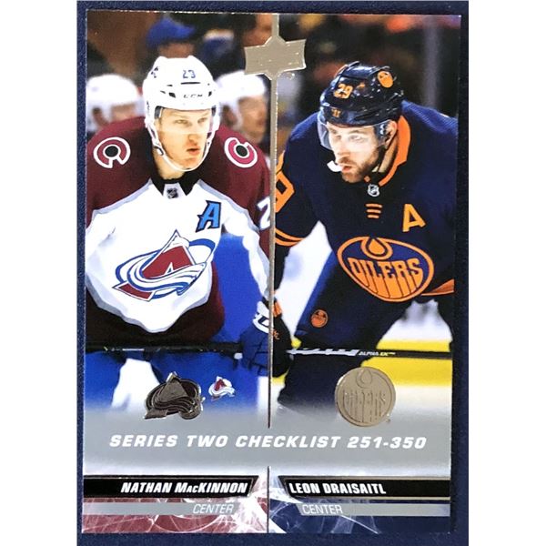 2022-23 UPPER DECK NATHAN MacKINNON & LEON DRAISAITL