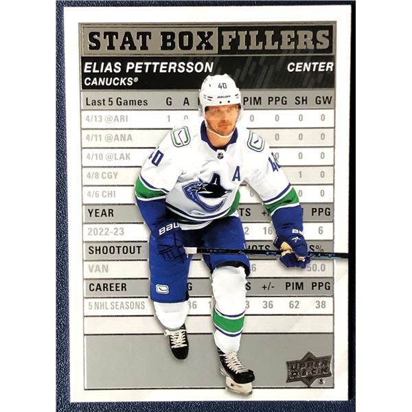 2023-24 UPPER DECK ELIAS PETTERSON