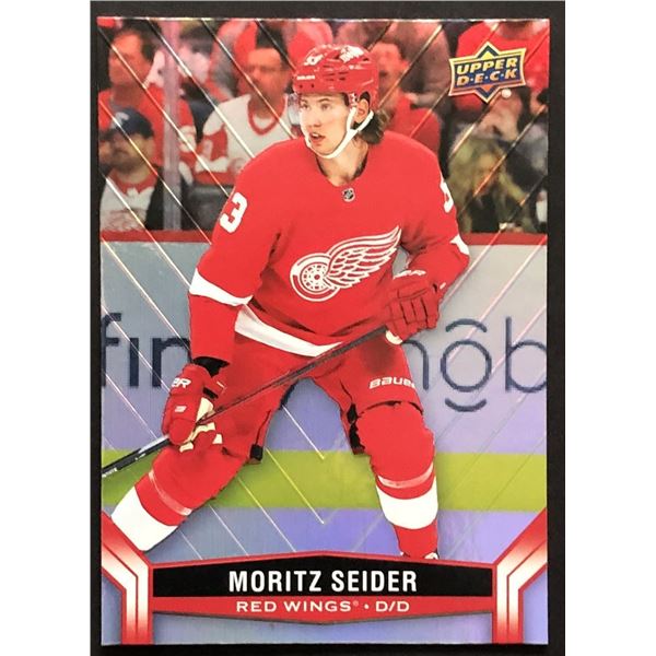 2023-24 UPPER DECK MORITZ SEIDER ROOKIE CARD