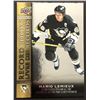 Image 1 : 2023-24 UPPER DECK RECORD BOOKS MARIO LEMIEUX (HOF)