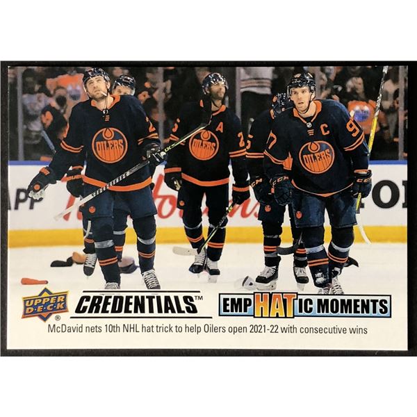 2021-22 UPPER DECK CONNOR McDAVID / LEON DRAISAITL
