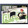 Image 1 : 2003 BOWMAN FUTURES GAME JERSEY SWATCH BRETT MYERS ROOKIE CARD
