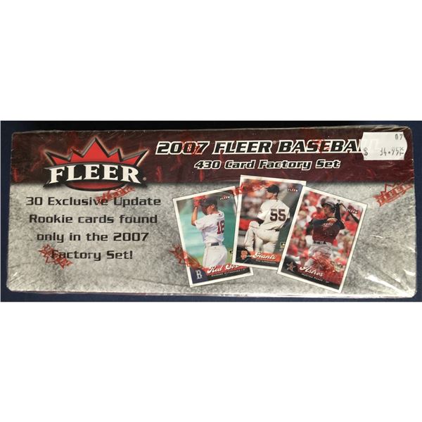 2007 FLEER BASEBALL SEALED FACTORY SET