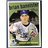 Image 1 : 2008 TOPPS HERITAGE CHROME BRIAN BANNISTER ROOKIE CARD