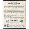 Image 2 : 2009 GOUDEY HEADS UP 1933 MINI REGGIE JACKSON (HOF)