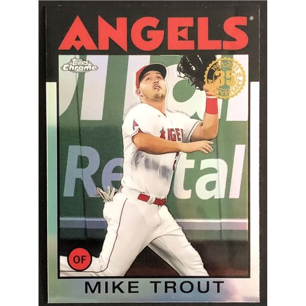 2021 TOPPS CHROME MIKE TROUT