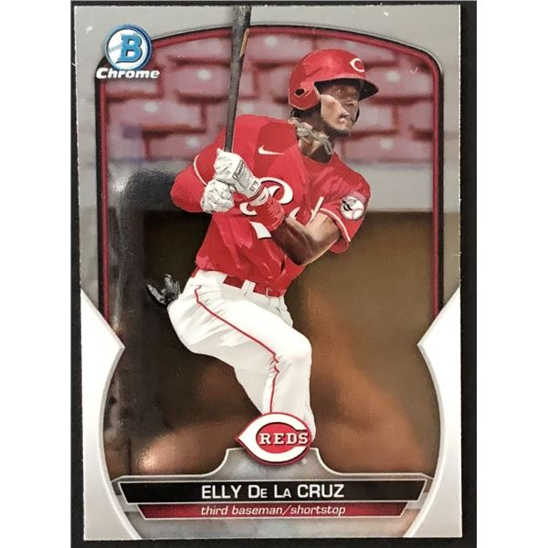 2023 BOWMAN CHROME ELLY DE LA CRUZ ROOKIE CARD