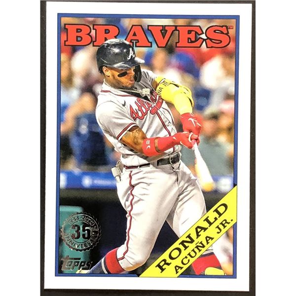 2023 TOPPS 35th ANNIVERSARY RONALD ACUNA JR.