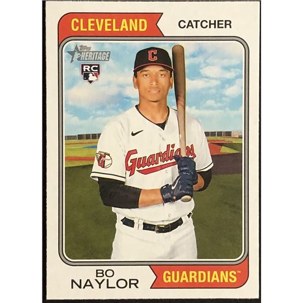 2023 TOPPS HERITAGE BO NAYLOR ROOKIE CARD