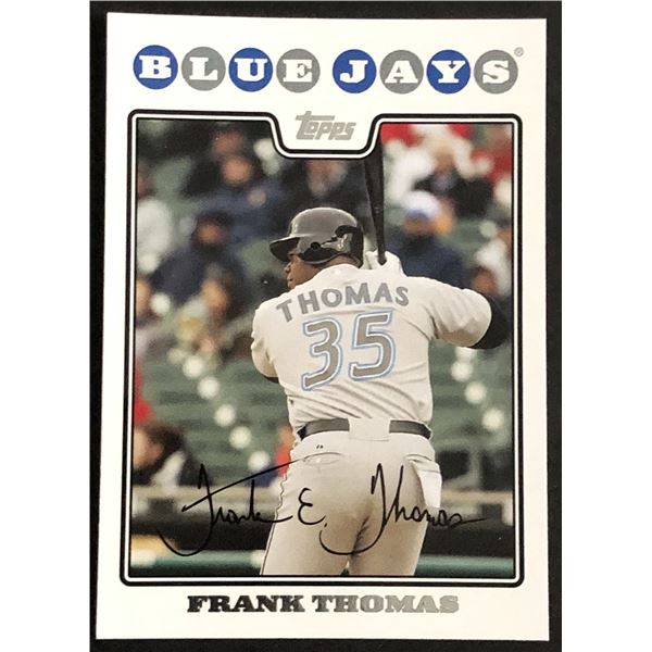 2008 TOPPS FRANK THOMAS (HOF)