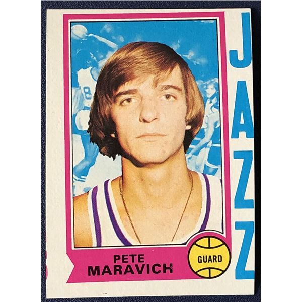 1974-75 TOPPS PETE MARAVICH (HOF)