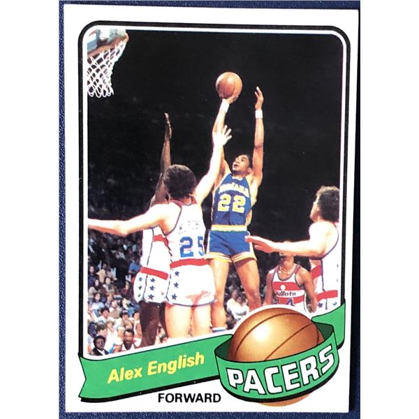 1979-80 TOPPS ALEX ENGLISH (HOF) ROOKIE CARD
