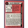 Image 2 : 1979-80 TOPPS ALEX ENGLISH (HOF) ROOKIE CARD