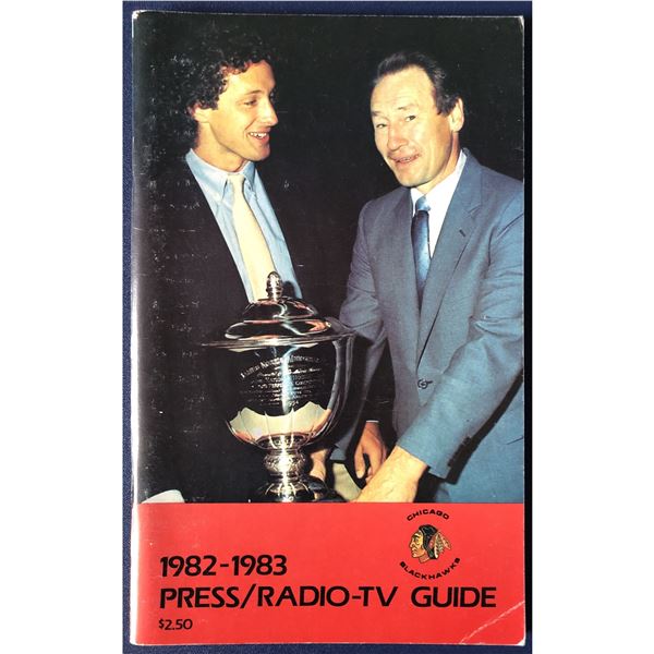 CHICAGO BLACKHAWKS 1982-83 MEDIA GUIDE
