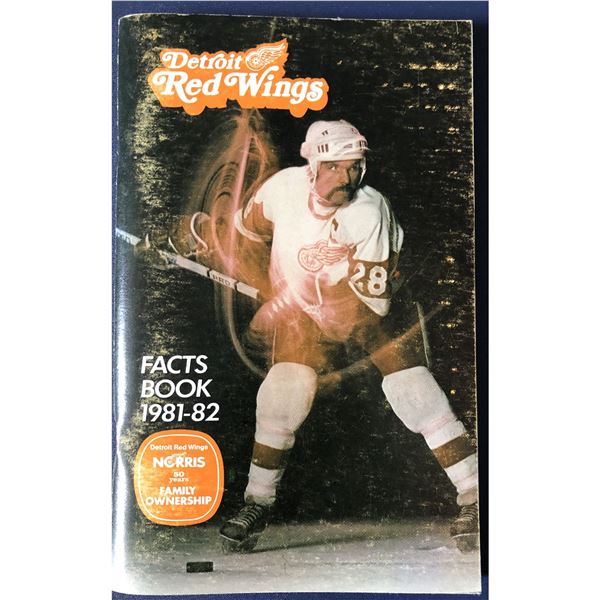 DETROIT RED WINGS 1981-82 MEDIA GUIDE