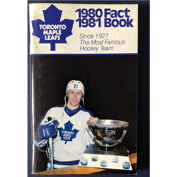 TORONTO MAPLE LEAFS 1980-81 MEDIA GUIDE