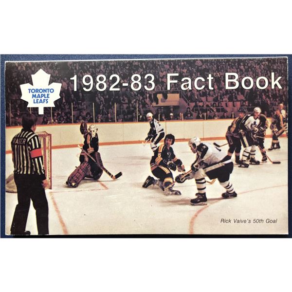 TORONTO MAPLE LEAFS 1982-83 MEDIA GUIDE